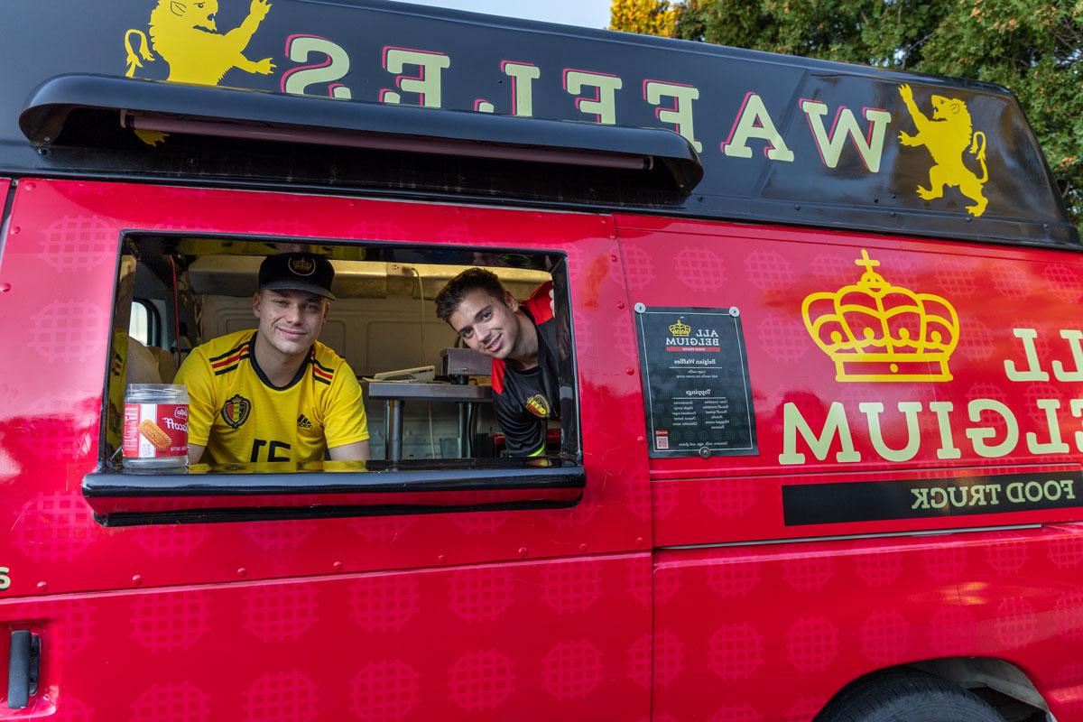 All-Belgium Waffle truck in Wilkes-Barre